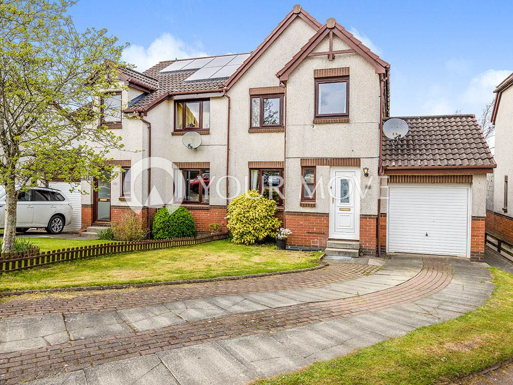 3 bed semidetached house for sale in Bankton Drive, Livingston, West