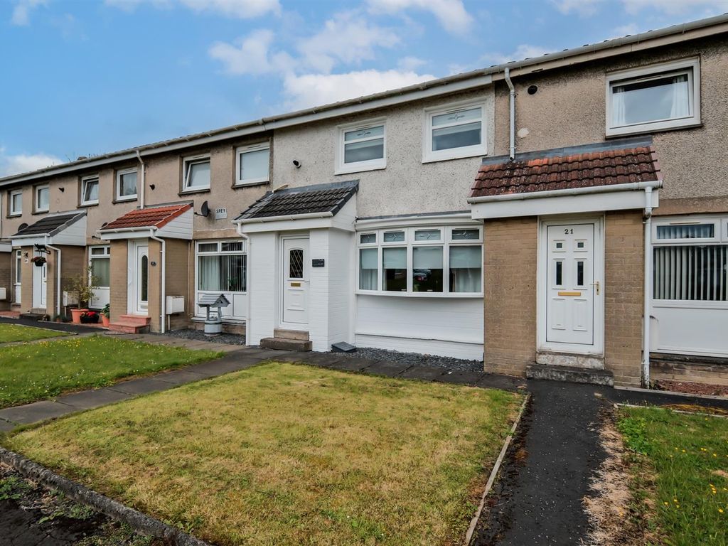 2 bed terraced house for sale in Spey Court, Newmains, Wishaw ML2, £