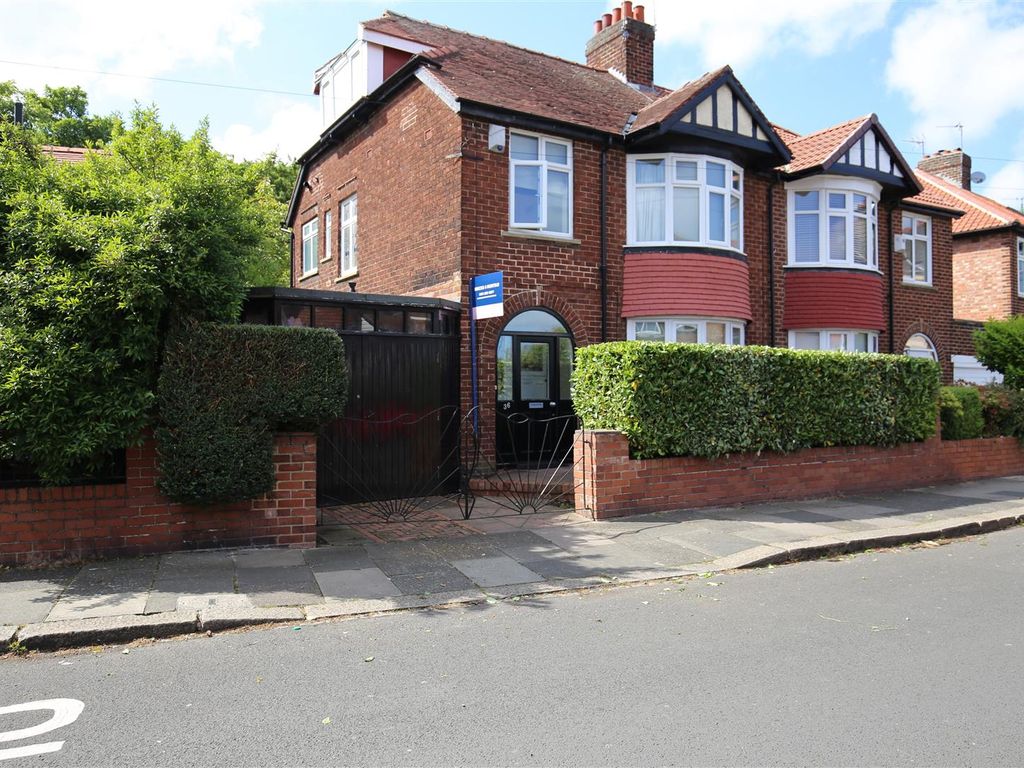 4 bed semidetached house for sale in Rosebery Crescent, Jesmond