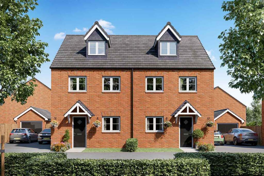 New home, 4 bed town house for sale in "The Aslin" at Tewkesbury Road