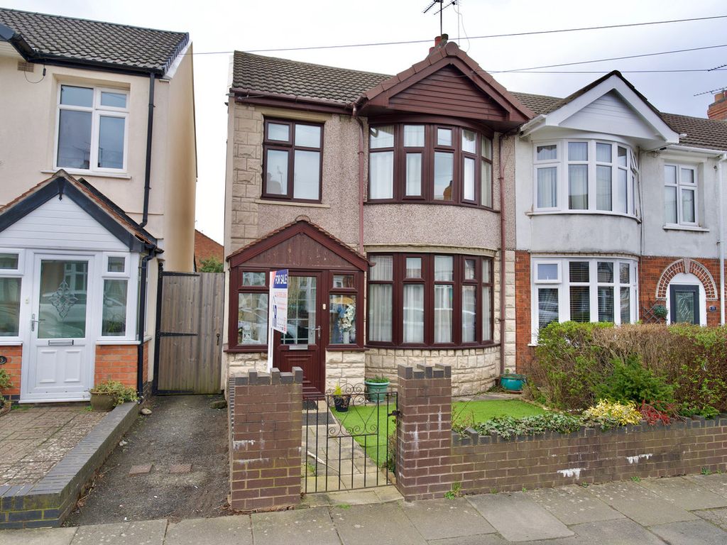 3 bed end terrace house for sale in Kelvin Avenue, Coventry CV2, £