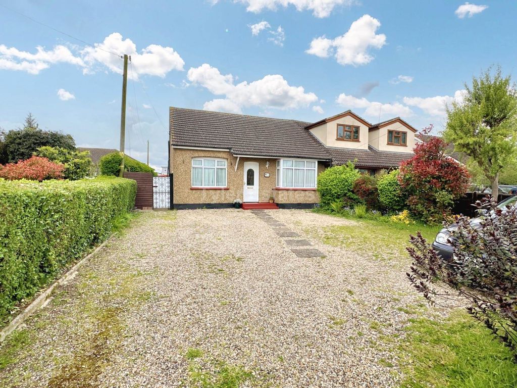 2 bed semi-detached bungalow for sale in Church Road, Noak Bridge SS15 ...