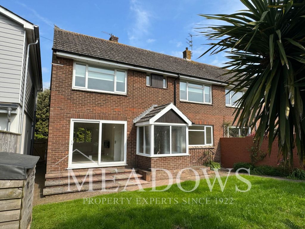 3 bed semidetached house to rent in Salterton Road, Exmouth EX8, £
