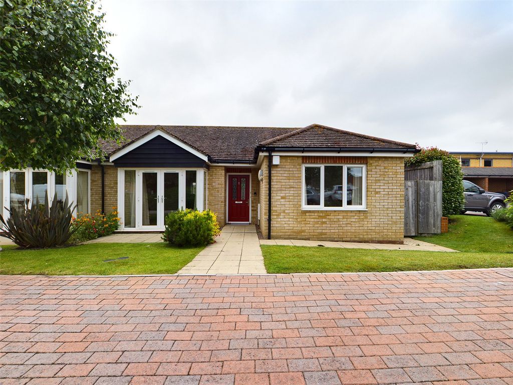 2 bed bungalow for sale in queen anne court, quedgeley, gloucester, gloucestershire gl2