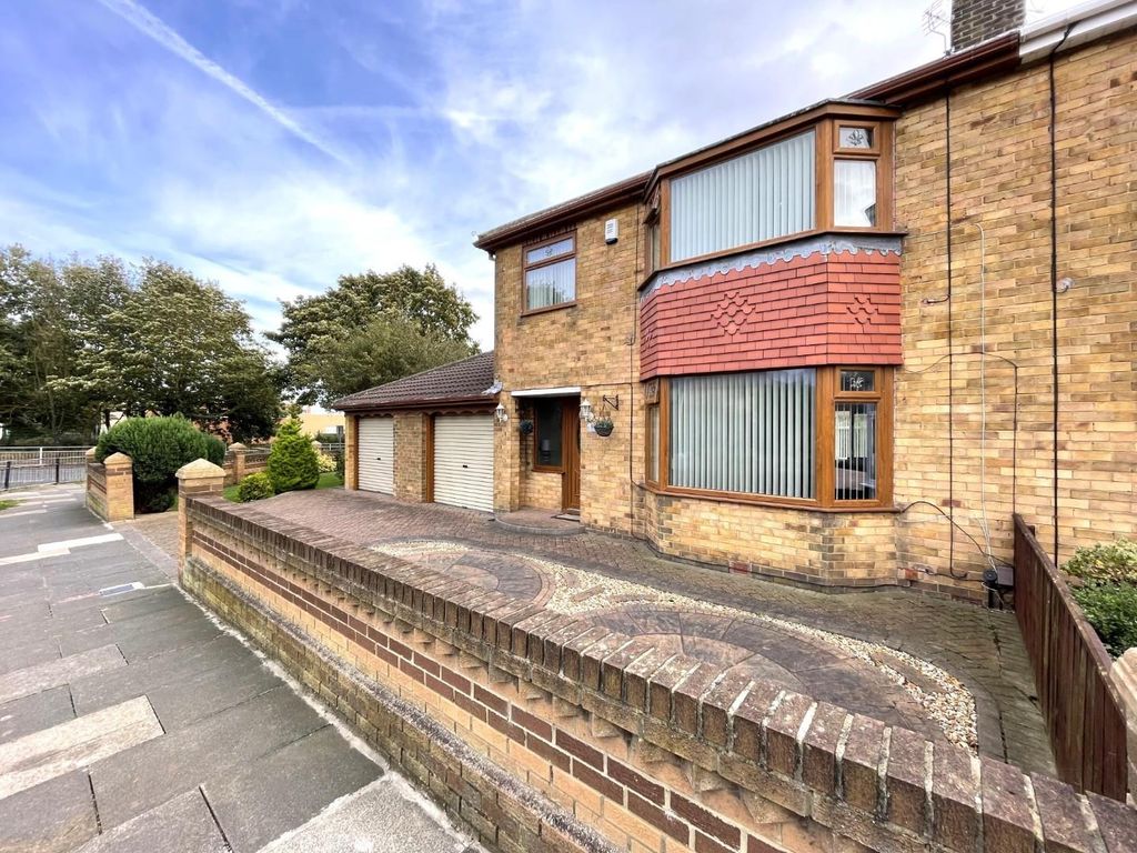 3 bed semidetached house for sale in Weymouth Drive, Hart Station, Hartlepool TS24, £175,000