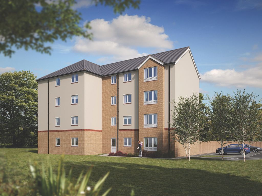 New home, 2 bed flat for sale in "The Yarrow" at High Road, Saltcoats