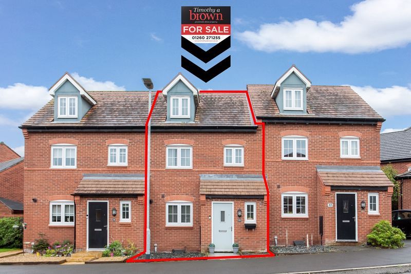 3 bed town house for sale in Field View Road, Congleton CW12, £240,000