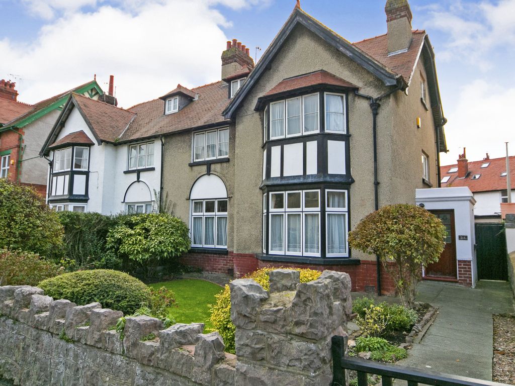5 bed semidetached house for sale in Caroline Road, Llandudno, Conwy