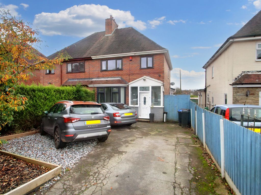 4 bed semidetached house for sale in Mount Road, Blythe Bridge, Stoke