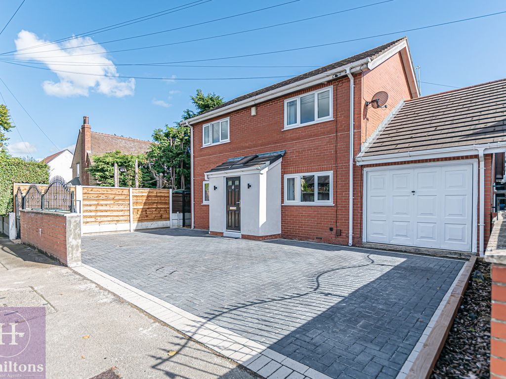 4 bed detached house for sale in Warrington Road, Leigh, Greater