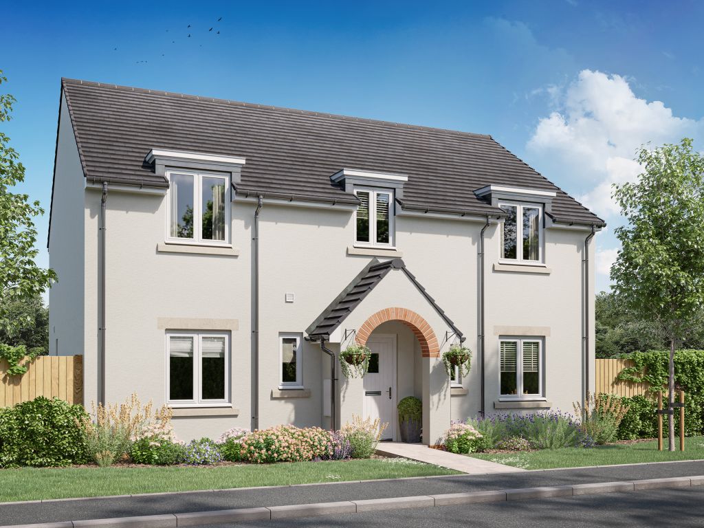 New home, 4 bed detached house for sale in "The Overton" at Bridling