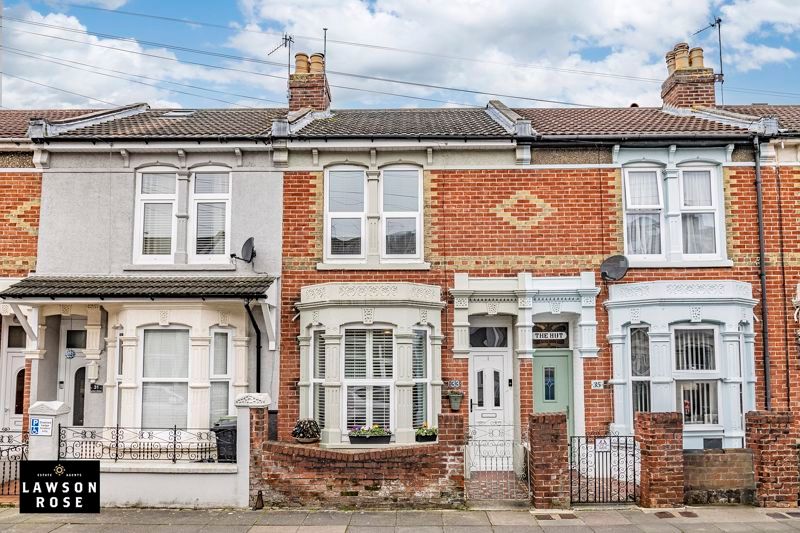 3 bed terraced house for sale in Lynton Grove, Portsmouth PO3, £280,000