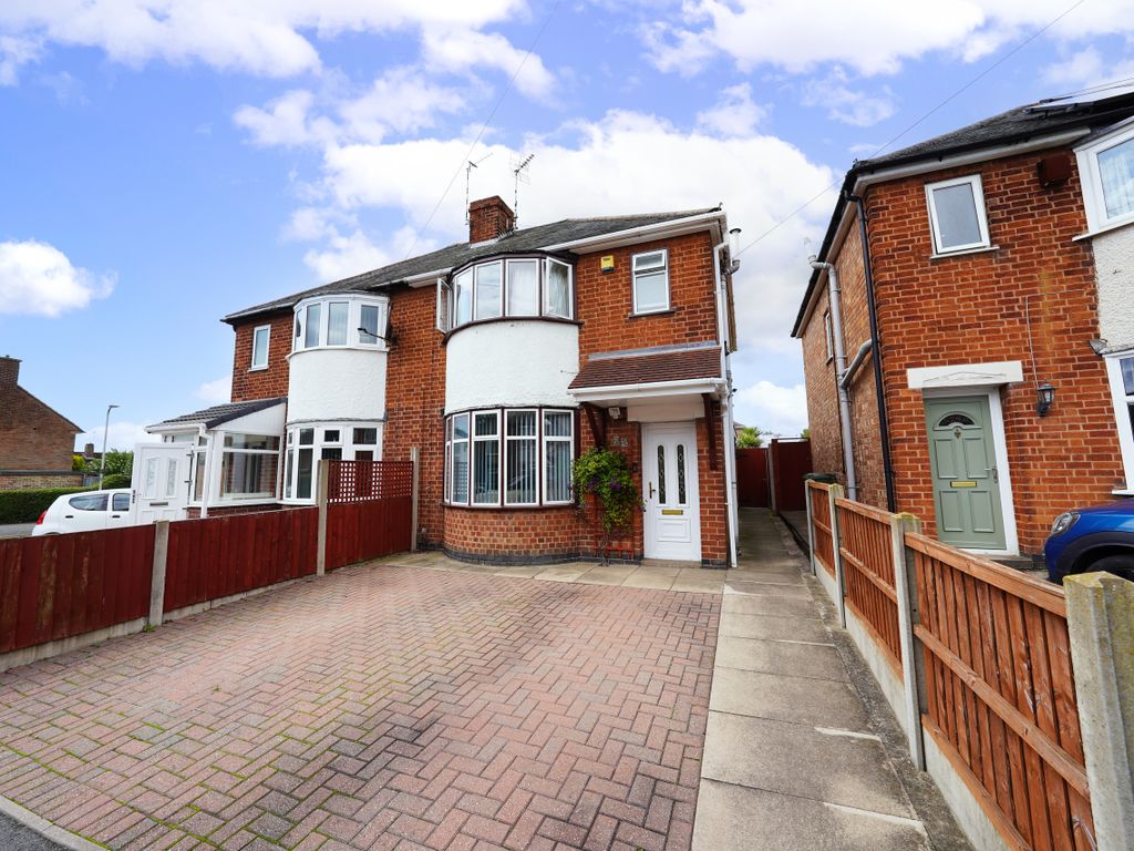 3 bed semidetached house for sale in Beech Drive, Braunstone
