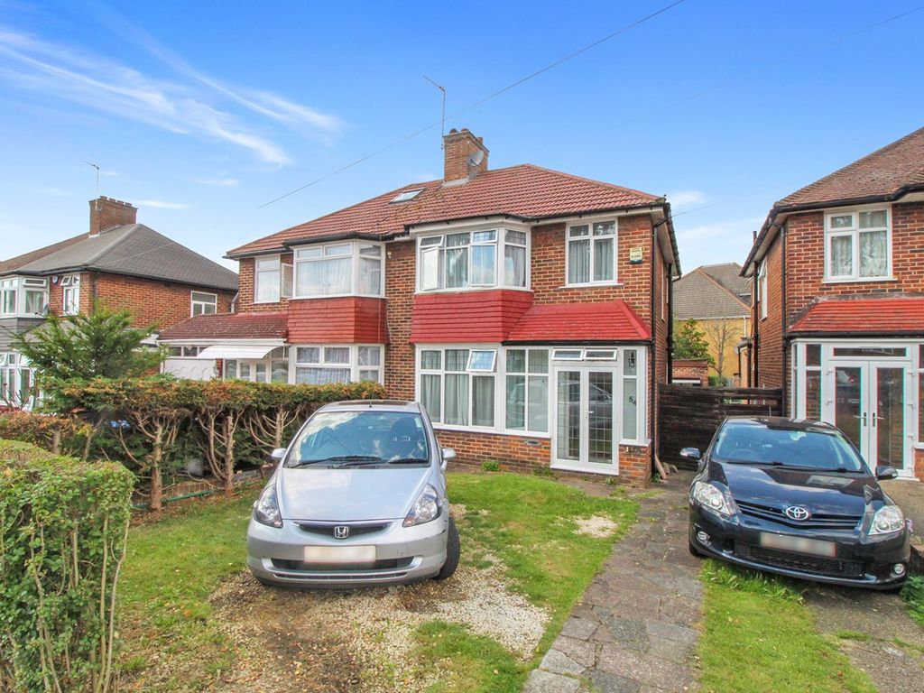 3 bed semidetached house for sale in Holyrood Gardens, Edgware HA8, £
