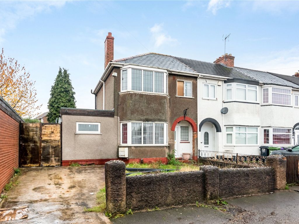 3 bed end terrace house for sale in Durberville Road, Parkfields, Wolverhampton, West Midlands