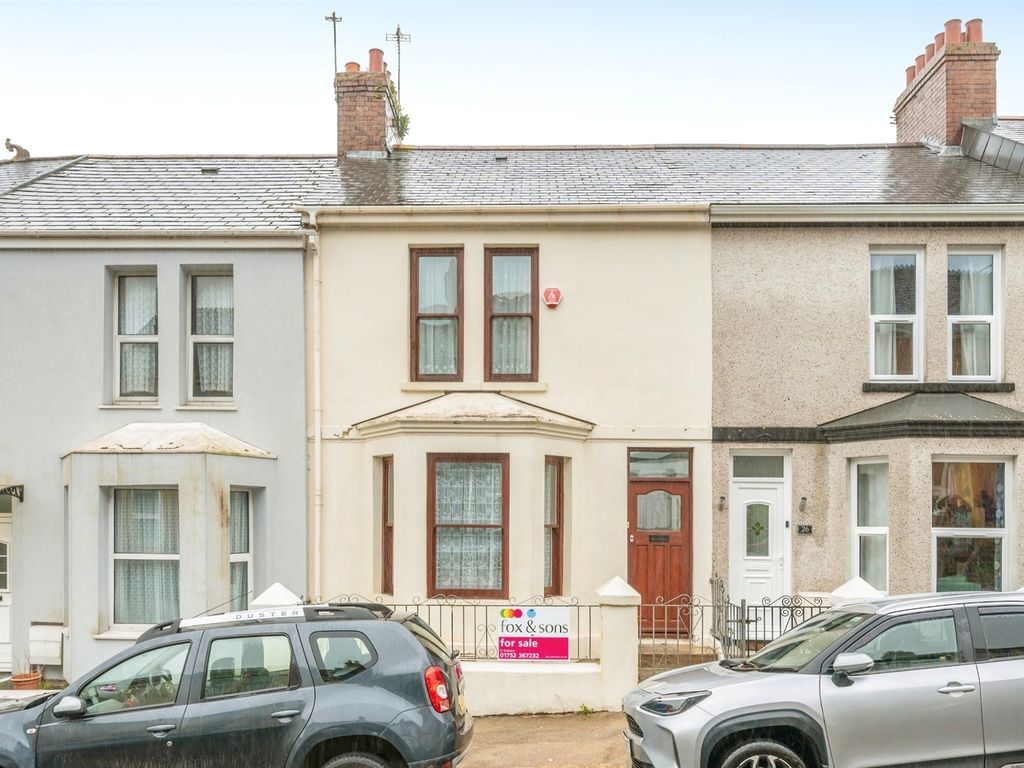 3 bed terraced house for sale in Ferndale Avenue, Plymouth PL2, £