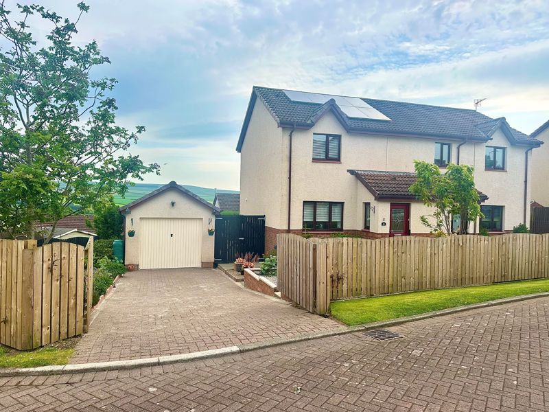 2 bed semidetached house for sale in Hodge Crescent, Drongan, Ayr KA6