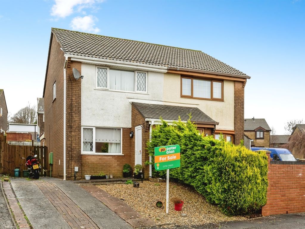 2 bed semidetached house for sale in Llwyn Y Bioden, Cwmrhydyceirw