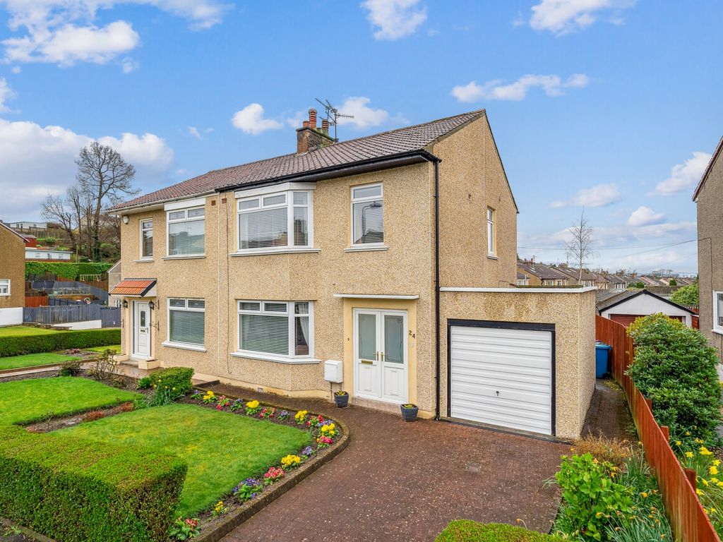 3 bed semidetached house for sale in Tanera Avenue, Simshill, Glasgow