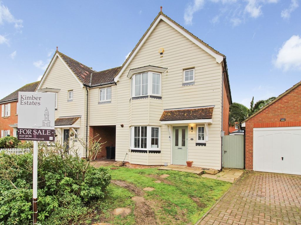 3 bed semidetached house for sale in Pochard Crescent, Herne Bay CT6, £395,000 Zoopla