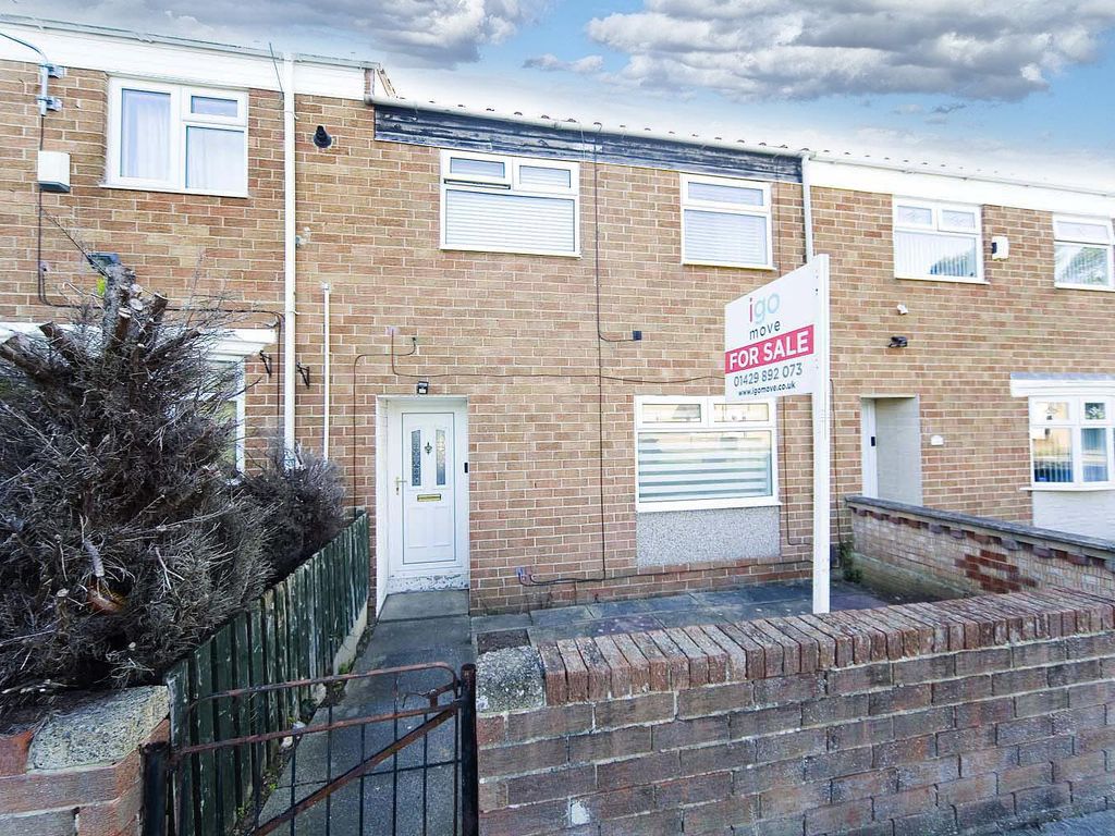 3 bed terraced house for sale in Torbay Walk, Hartlepool TS26, £112,000