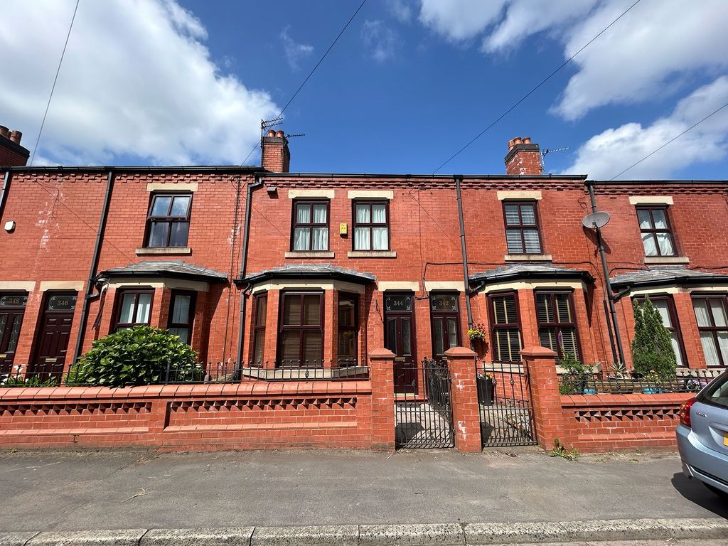 3 bed terraced house for sale in Warrington Road, Abram, Wigan WN2, £