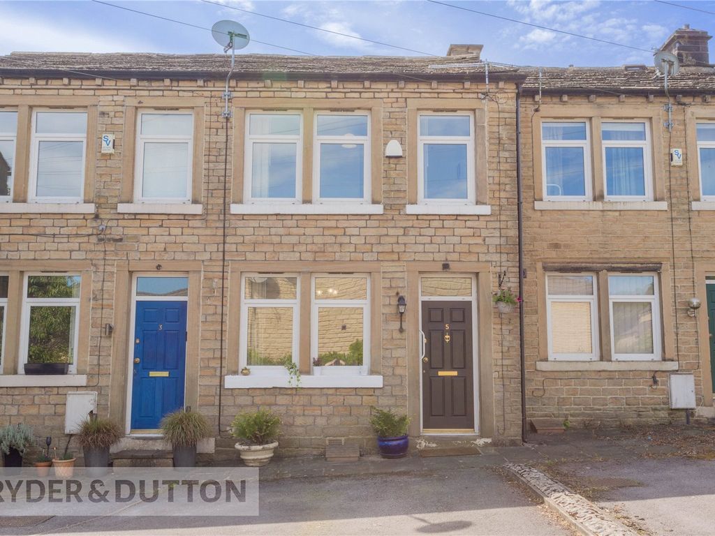 2 bed terraced house for sale in Manor Road, Golcar, Huddersfield, West