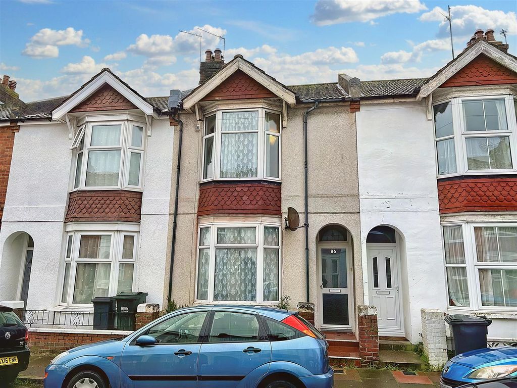 2 bed terraced house for sale in Melbourne Road, Eastbourne BN22, £