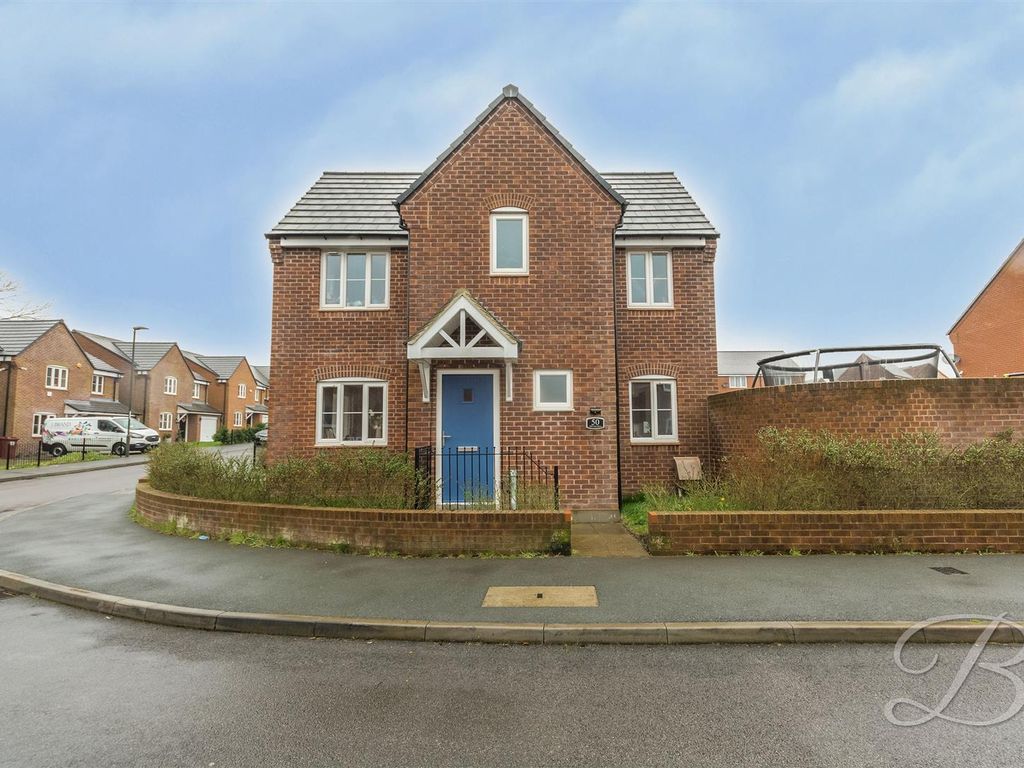 3 bed detached house for sale in Mill Farm Drive, Tibshelf, Alfreton