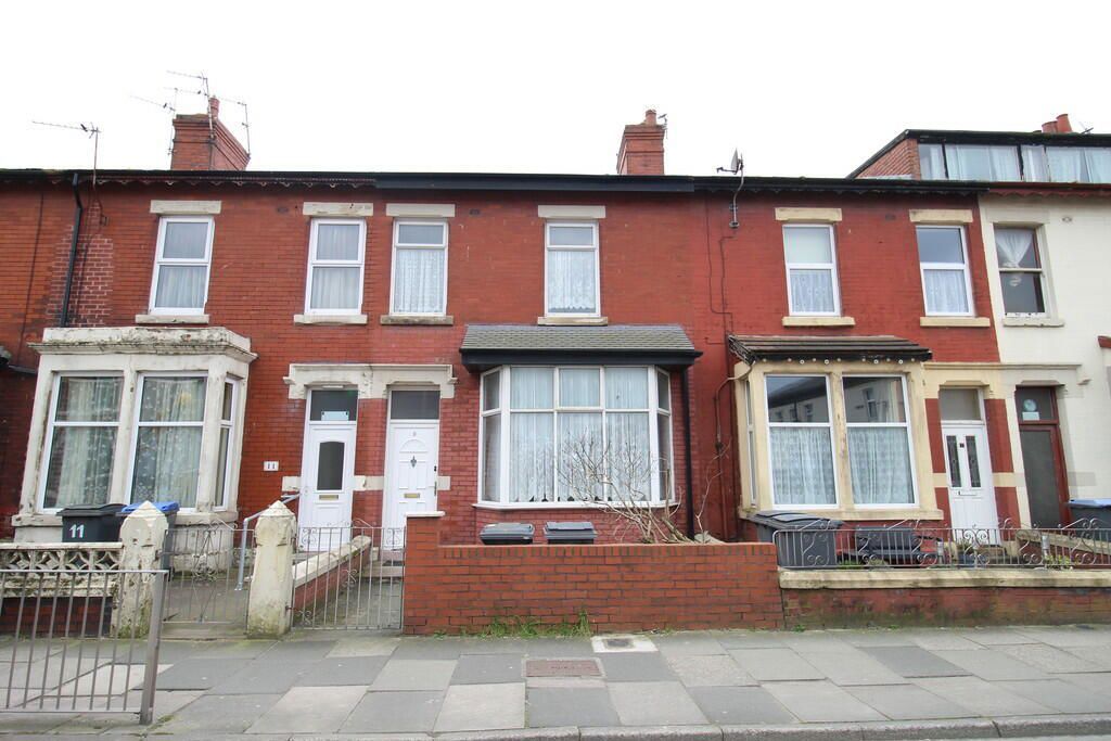 3 bed terraced house for sale in Grasmere Road, Blackpool FY1, £75,000