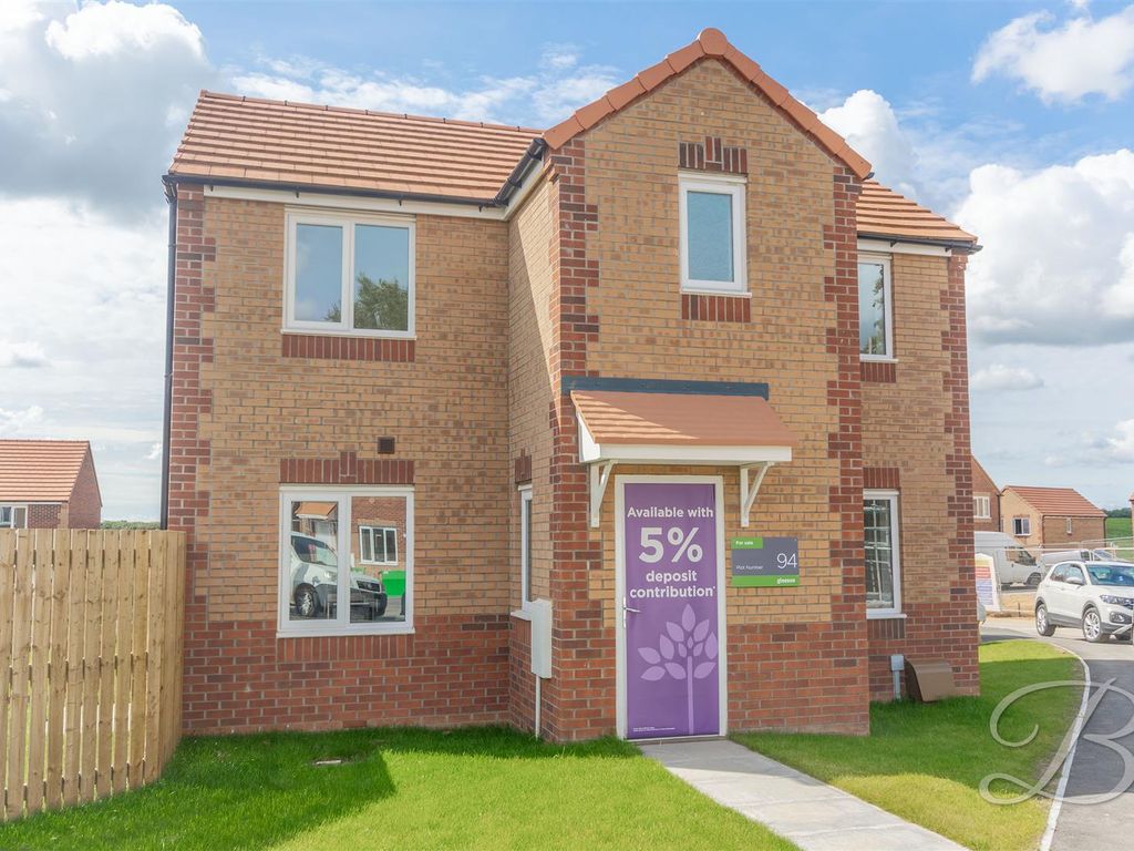 New home, 3 bed detached house for sale in The Pastures, Bill Lane, Bilsthorpe, Newark NG22, £