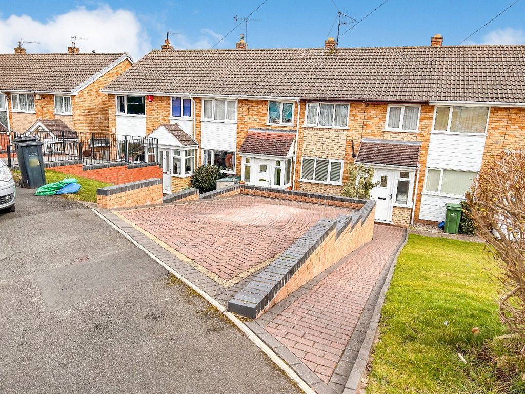 3 bed terraced house for sale in Marlborough Gardens, Wordsley