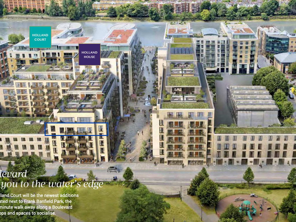 New home, 3 bed flat for sale in Fulham Reach, Hammersmith, London W6