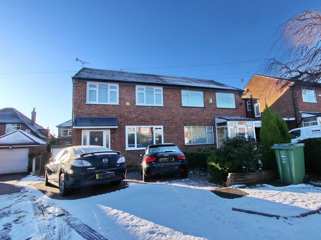 3 bed semidetached house for sale in Orford Road, Prestwich M25, £