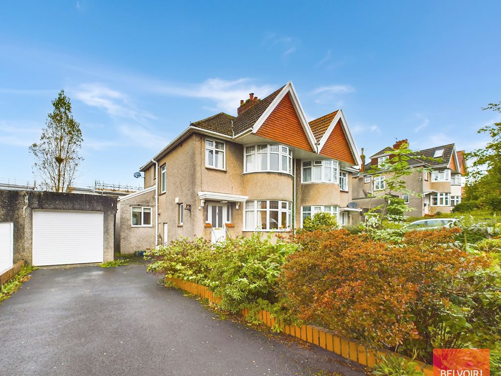 3 bed semidetached house for sale in Glan Yr Afon Gardens, Sketty, Swansea SA2, £335,000 Zoopla