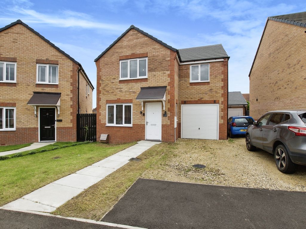 3 bed detached house for sale in Albatross Way, Ashington NE63, £