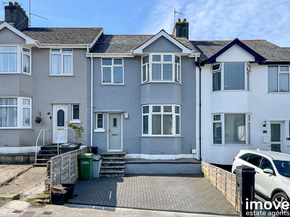 3 bed terraced house for sale in Egerton Road, Torquay TQ1, £260,000