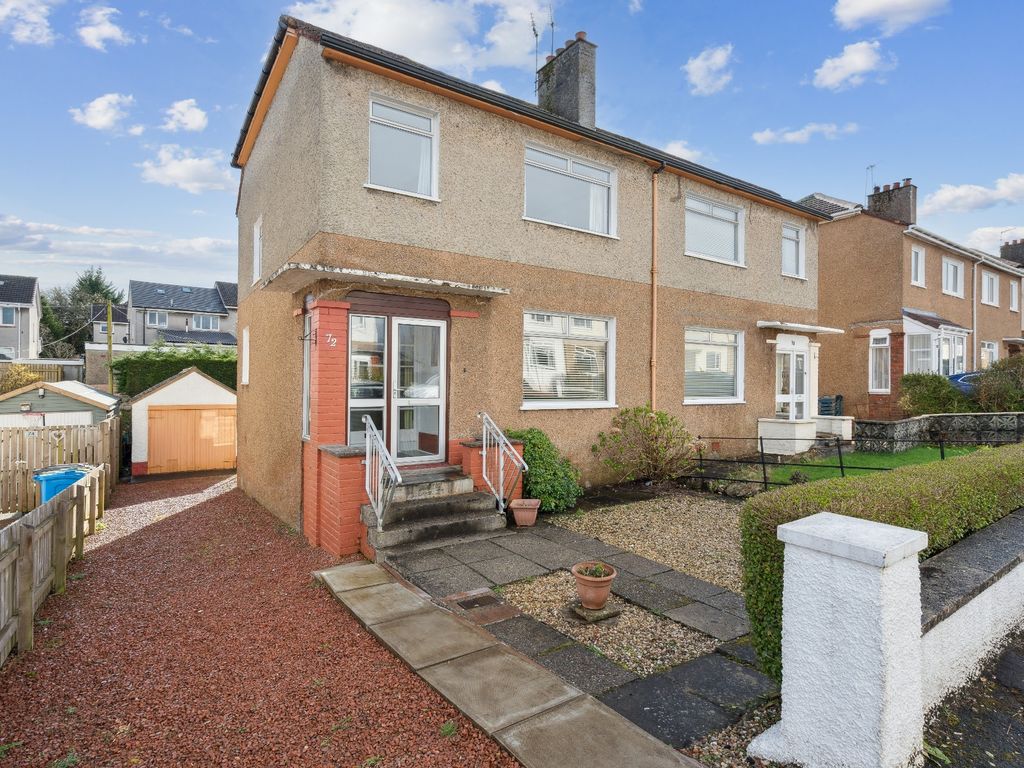 3 bed semidetached house for sale in Graffham Avenue, Giffnock, East