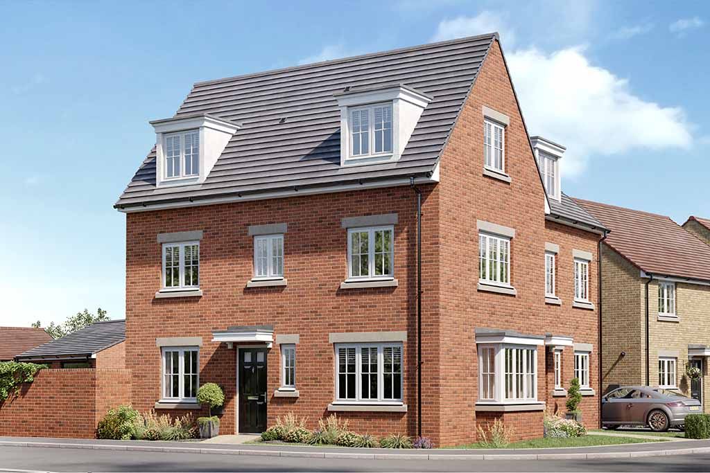 New home, 4 bed property for sale in "Hardwick" at Kingsgate