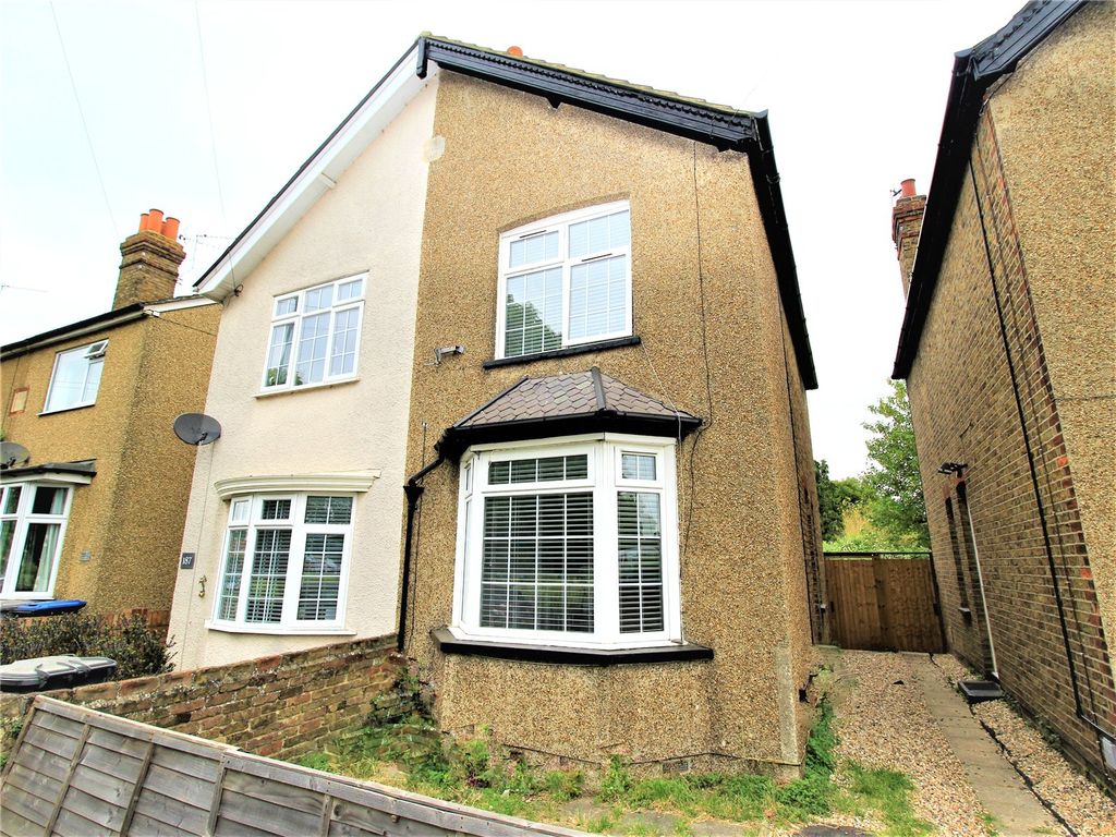 2 bed semidetached house to rent in Pooley Green Road, Egham, Surrey