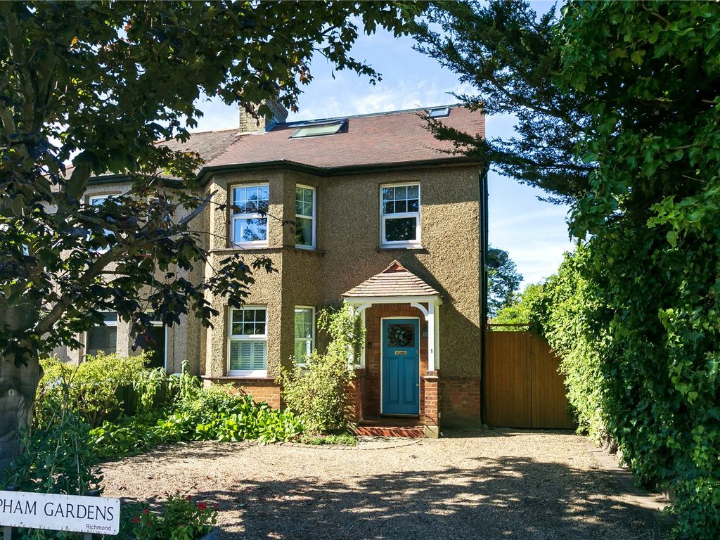 4 bed semidetached house for sale in Popham Gardens, Kew, Surrey TW9