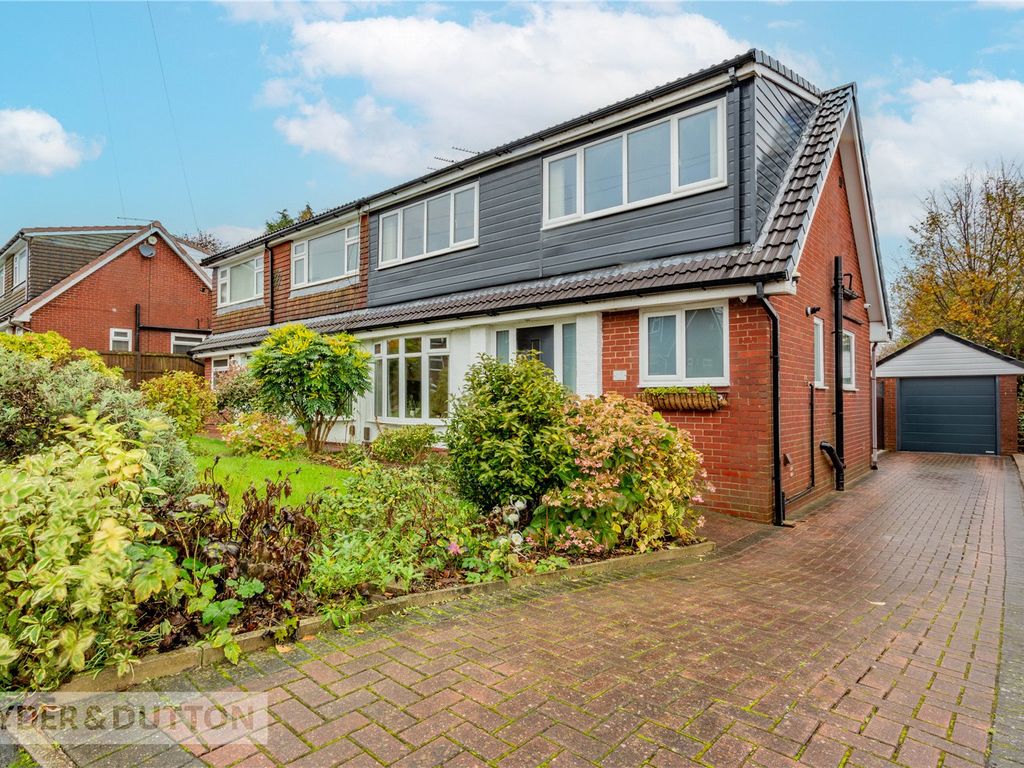 3 bed semidetached house for sale in Denbydale Way, Royton, Oldham