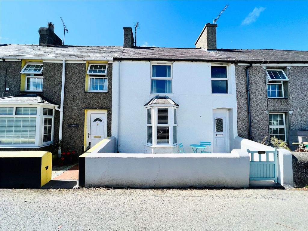 2 bed terraced house for sale in Lon Cae Glas, Edern, Pwllheli, Gwynedd
