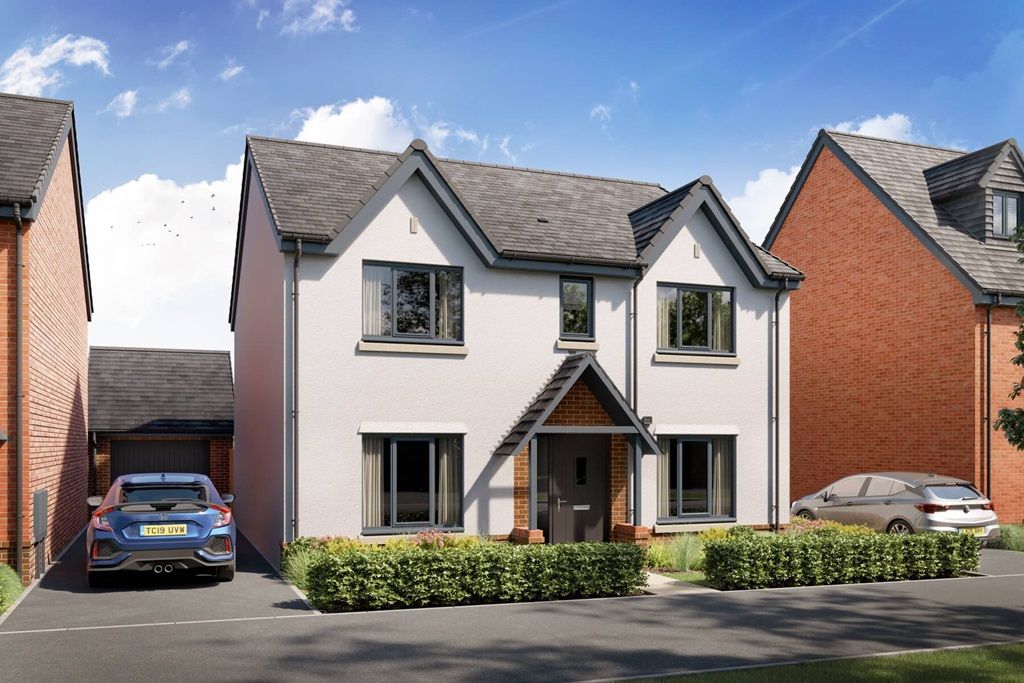 New home, 4 bed detached house for sale in "The Marford Plot 2" at