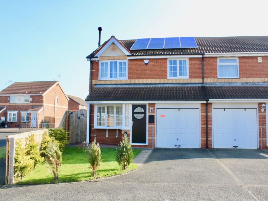 3 bed semidetached house for sale in Telford Close, Hartlepool TS24, £