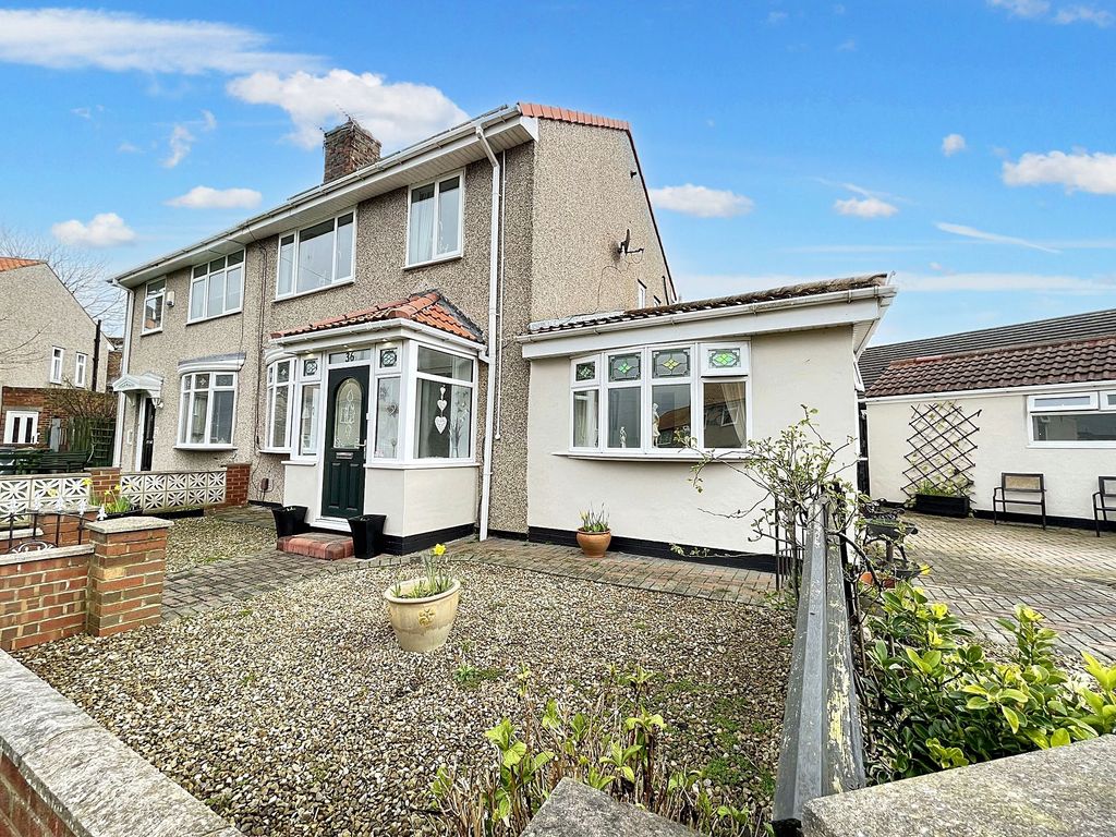 3 bed semidetached house for sale in Dorset Avenue, South Shields NE34