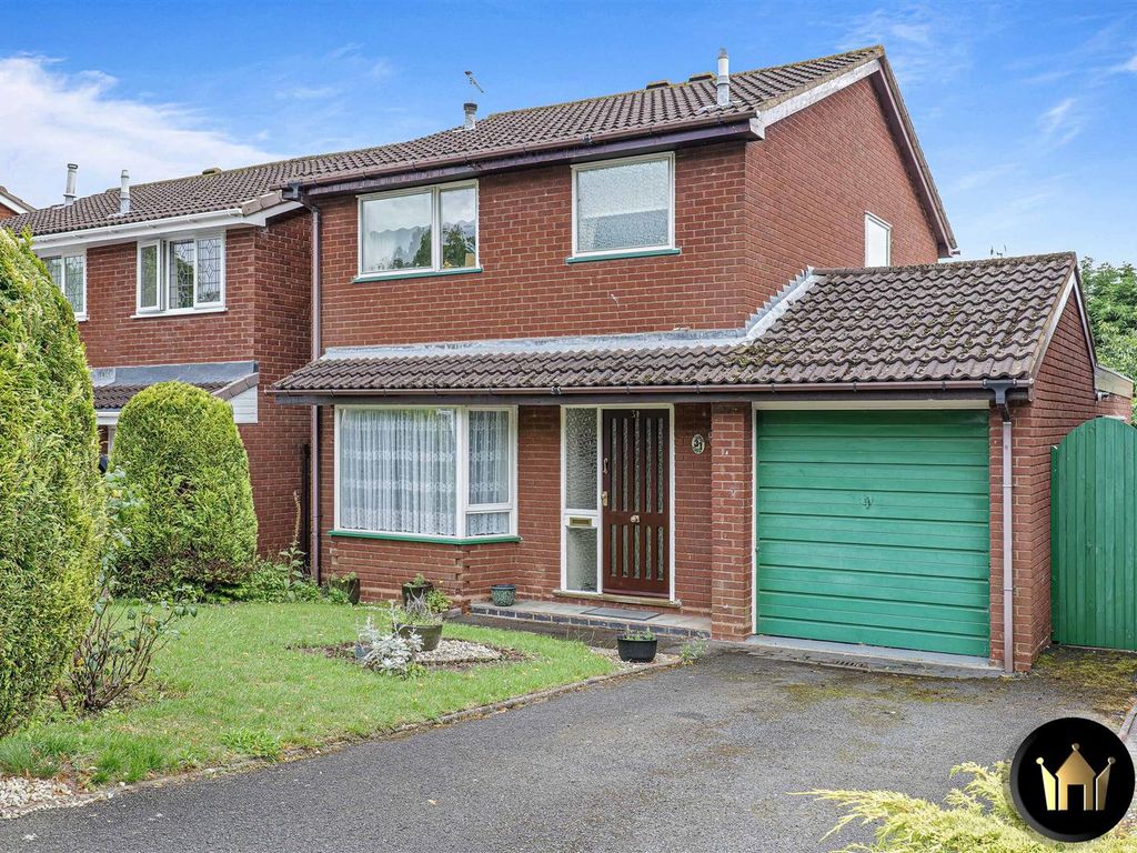 3 bed detached house for sale in Jersey Close, Redditch B98, £310,000