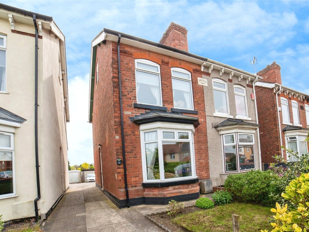 3 bed semidetached house for sale in Garden Lane, SuttonInAshfield, Nottinghamshire NG17, £