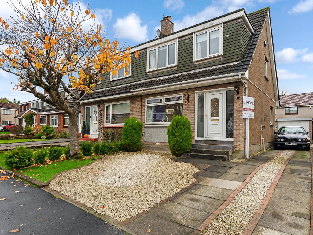 3 bed semidetached house for sale in Braeside Gardens, Hamilton ML3, £