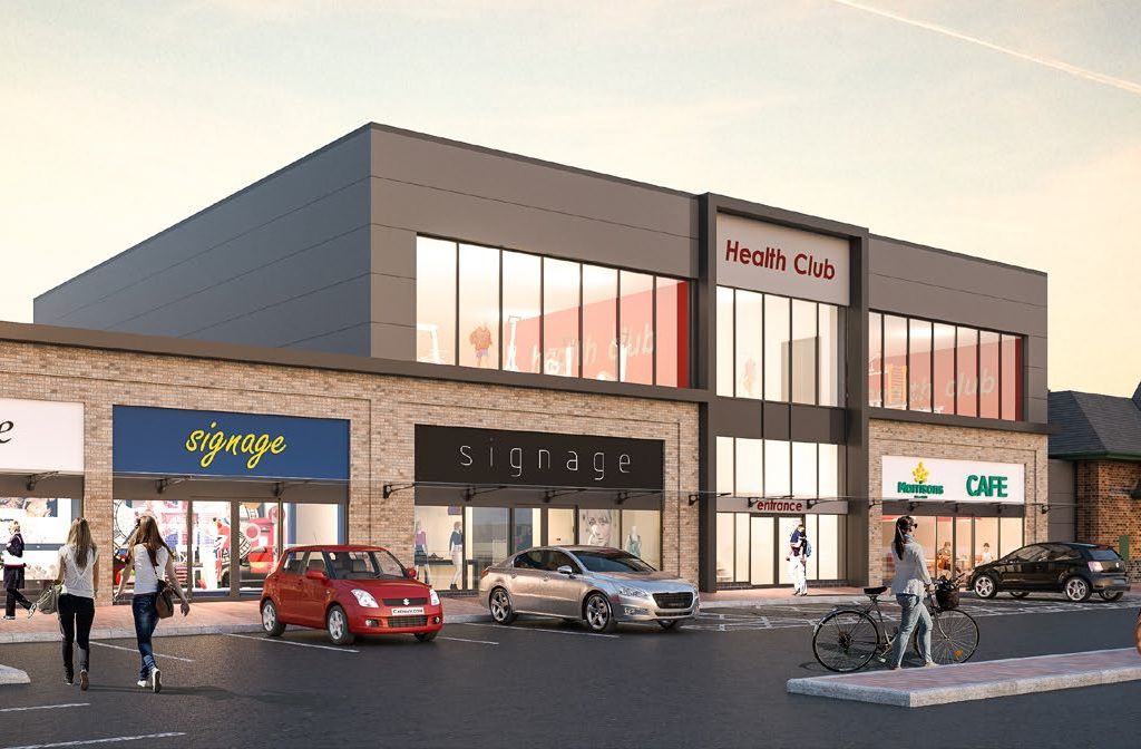 Retail premises to let in Proposed New Retail/Leisure Scheme, Green